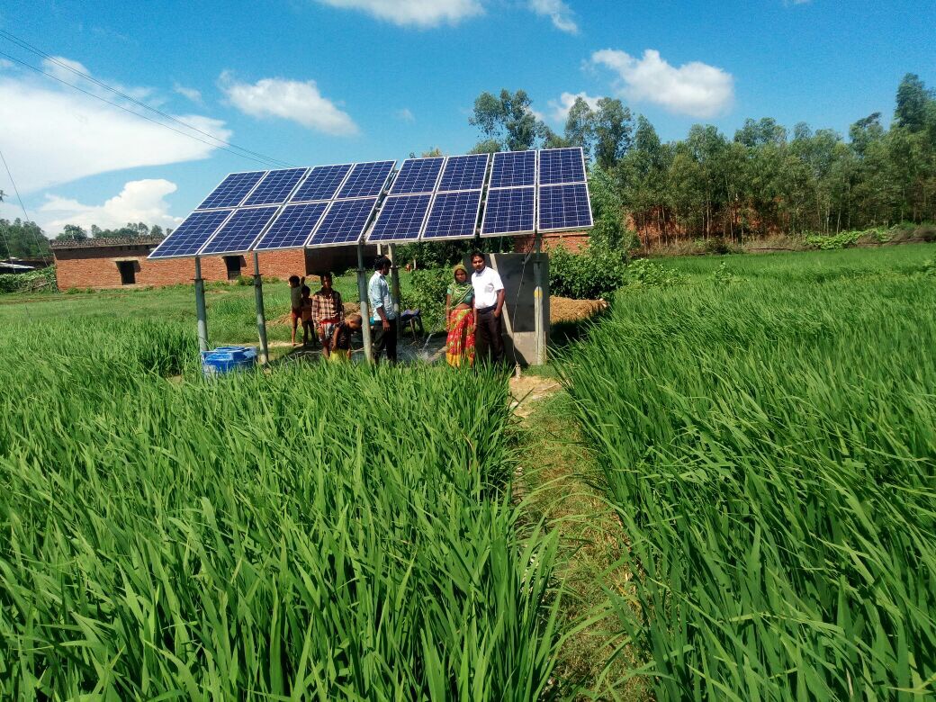 Solar farm installation