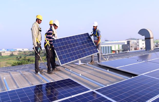 Residential solar installation